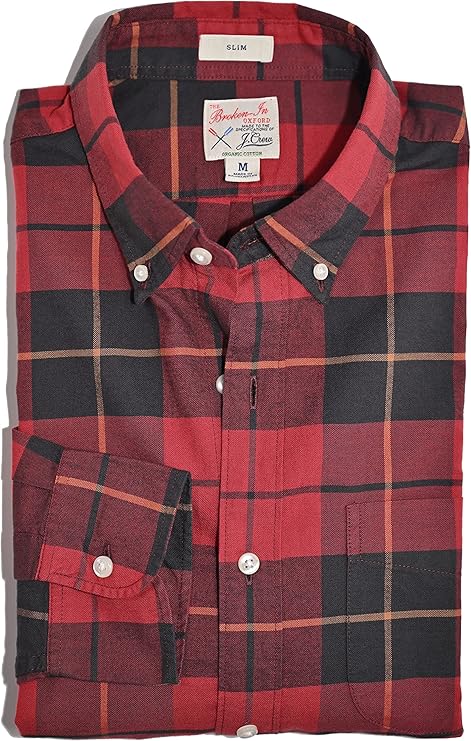 J.Crew Men's Slim Broken-in Organic Cotton Oxford Shirt