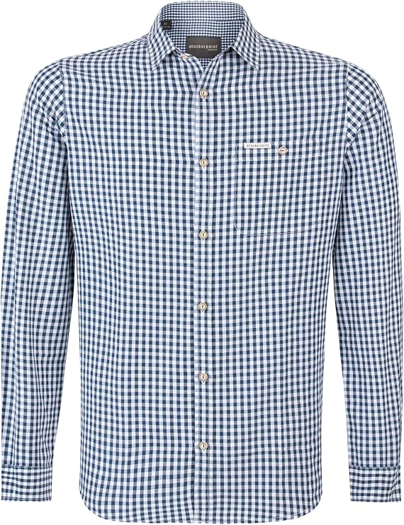 Stockerpoint Herren Trachtenhemd Campos3 I Größe S-4XL I Traditionelles & modernes Design I Atmungsaktiv & pflegeleicht I Hochwertige Verarbeitung I Perfekt für Trachten & Festlichkeiten