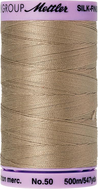 Mettler Silk-Finish Solid Cotton Thread, 547 yd/500m, Sandstone