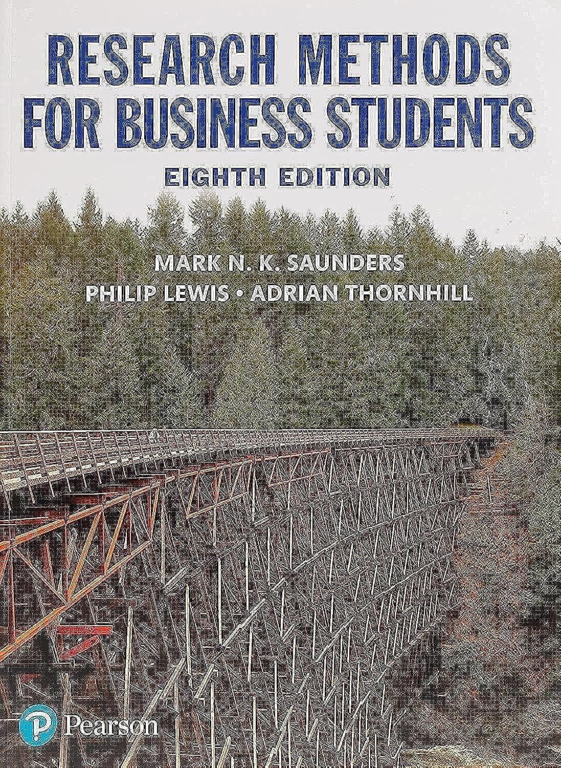 Research Methods For Business Students Paperback – January 1, 2019