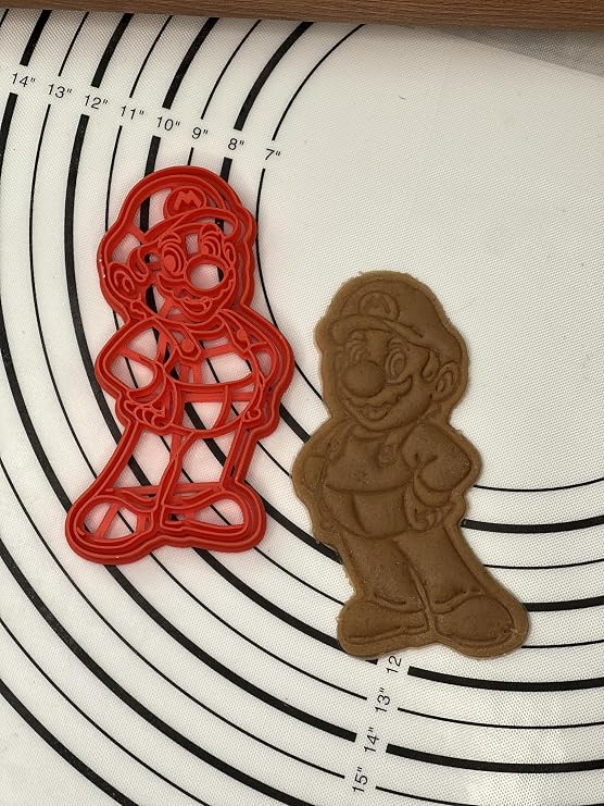 Cool Mario Cookie Cutter & Mold Produced by 3D Kitchen Art