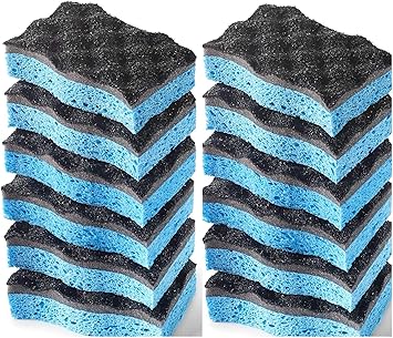 O-Cedar Scrunge Heavy-Duty Scrub Sponge | Odor-Resistant, Multi-Surface Scrubbing Sponge | Lasts 20% Longer Than Regular Sponges, 6 Count Pack of 2