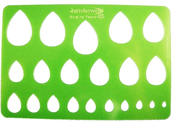 flexiShape Bulging Teardrops Template