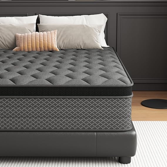 King Mattress 5FT,10 Inch Hybrid Mattress, Medium firm(150*200cm)