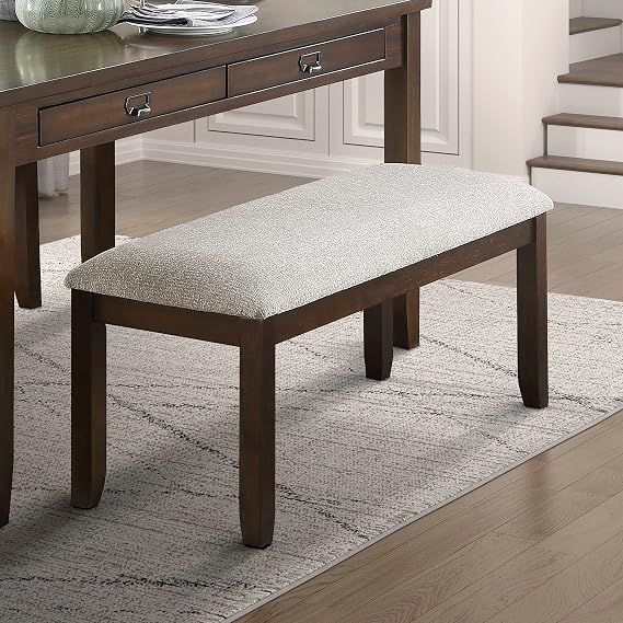 Lexicon Willow Dining Bench, Dark Cherry