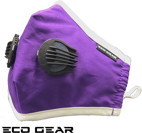 ECO-GEAR Anti Pollution Face Mask Particulate Respirator | Washable 2 Filters