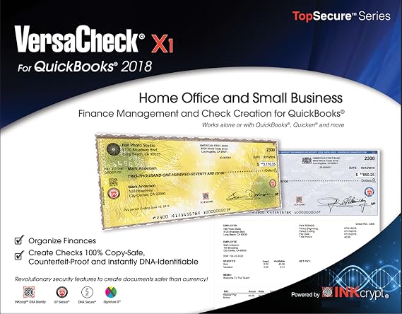 VersaCheck X1 2018 for QuickBooks