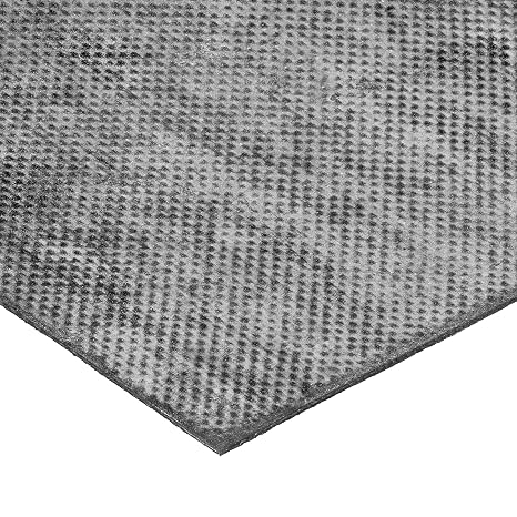 USA Sealing BULK-RS-SBRFR75-12 Fabric-Reinforced SBR Rubber Sheet, No Adhesive, 75A, 1/4" Height, 36" Width, 12" Length