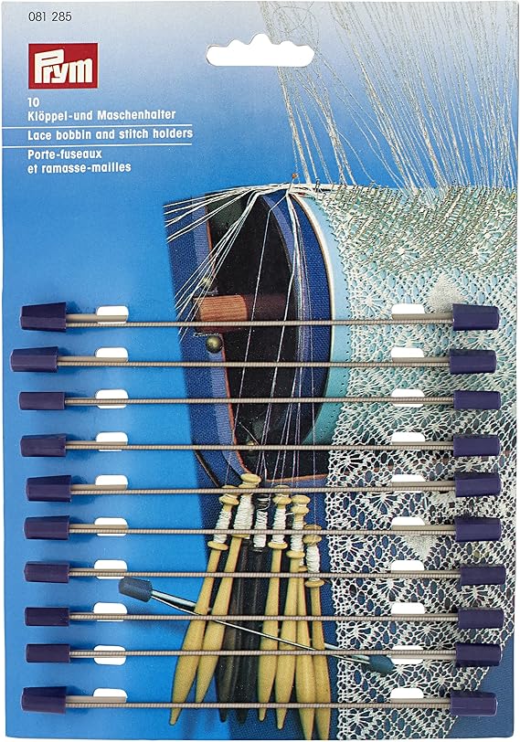 Prym - Prym Purple (13mm) Lace Bobbin and Stitch Holders - 1 Unit