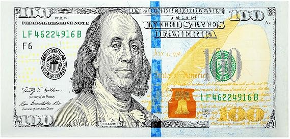 EverydaySpecialcom New 100 Dollar Bill ($100) Print Beach Towel 100% Cotton 28"x59"