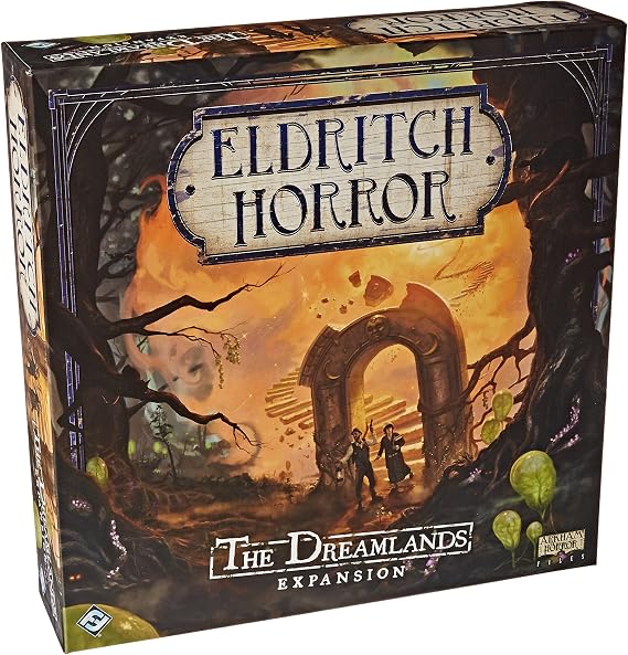 Eldritch Horror The Dreamlands Board Game EXPANSION - Unveil Mystical Realms, Confront Ancient Horrors! Mystery Game for Adults, Ages 14+, 1-8 Players, 2-4 Hour Playtime, Made by Fantasy Flight Games